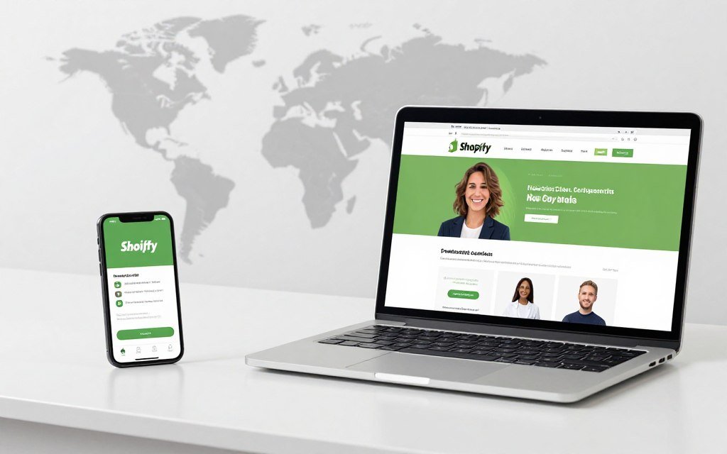 Shopify إنشاء متجر إلكتروني