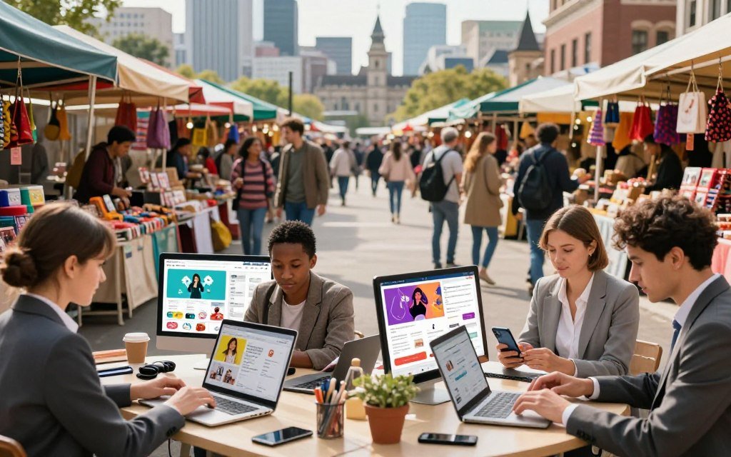 الفرق بين التجارة الإلكترونية والتجارة التقليدية