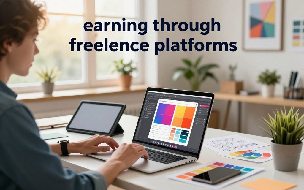 الربح عبر منصات العمل الحر