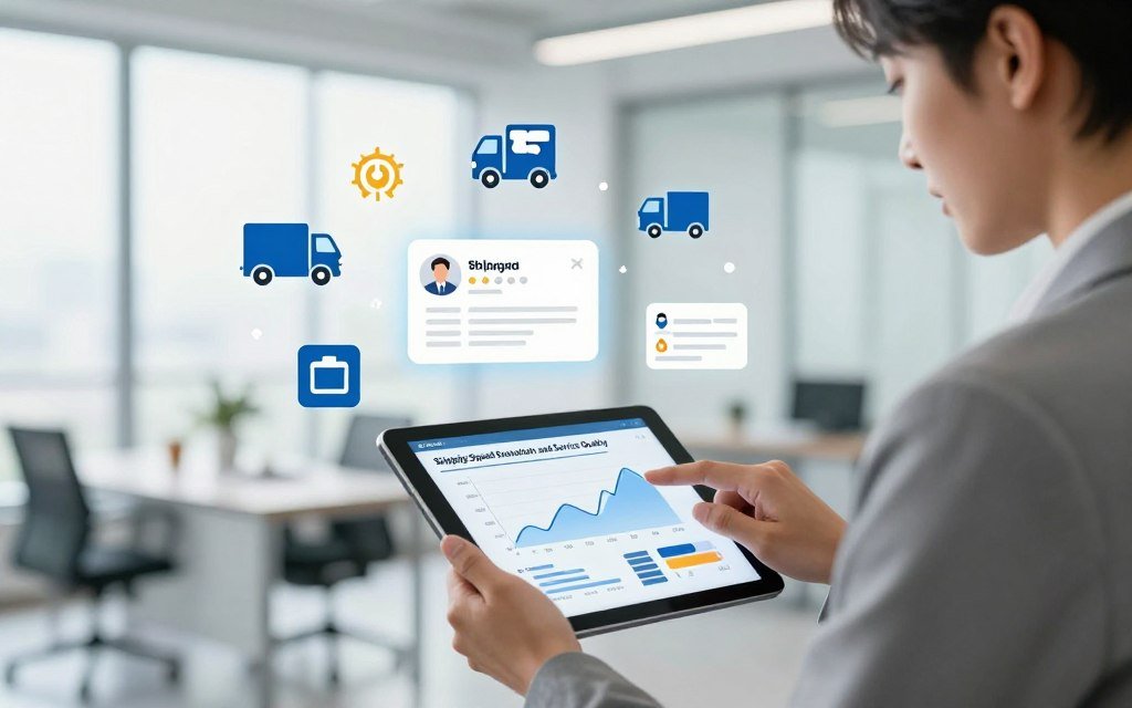 تقييم سرعة الشحن وجودة الخدمة