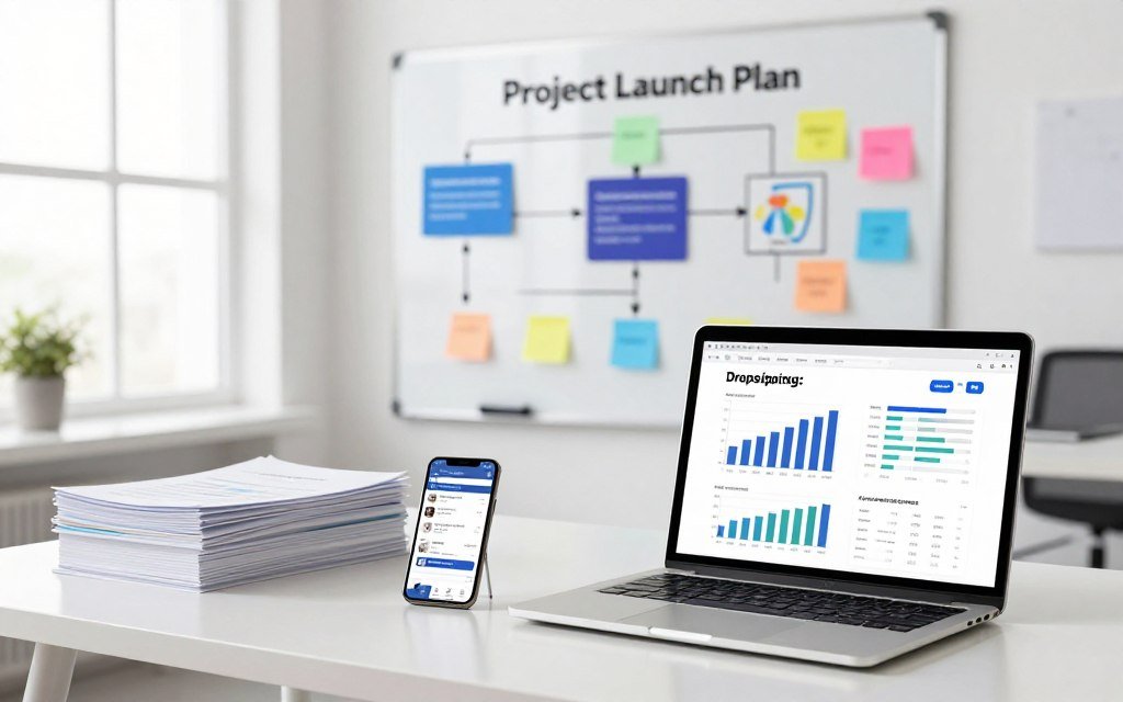 خطة بدء المشروع خطوة بخطوة