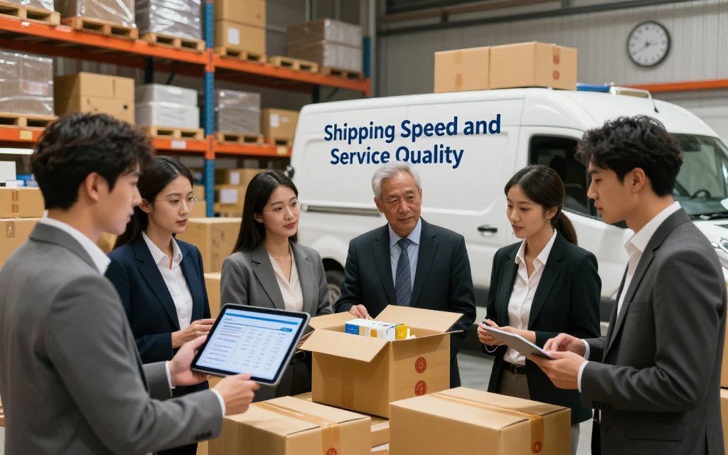 سرعة الشحن وجودة الخدمات