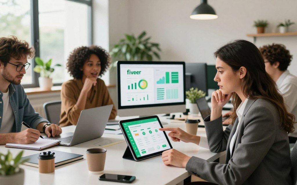 مراجعة تطبيق Fiverr